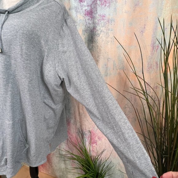 📌Philosophy Plus Size Cotton Blend Sweater w/ Kangaroo Pockets & Drawstring - Picture 5 of 14